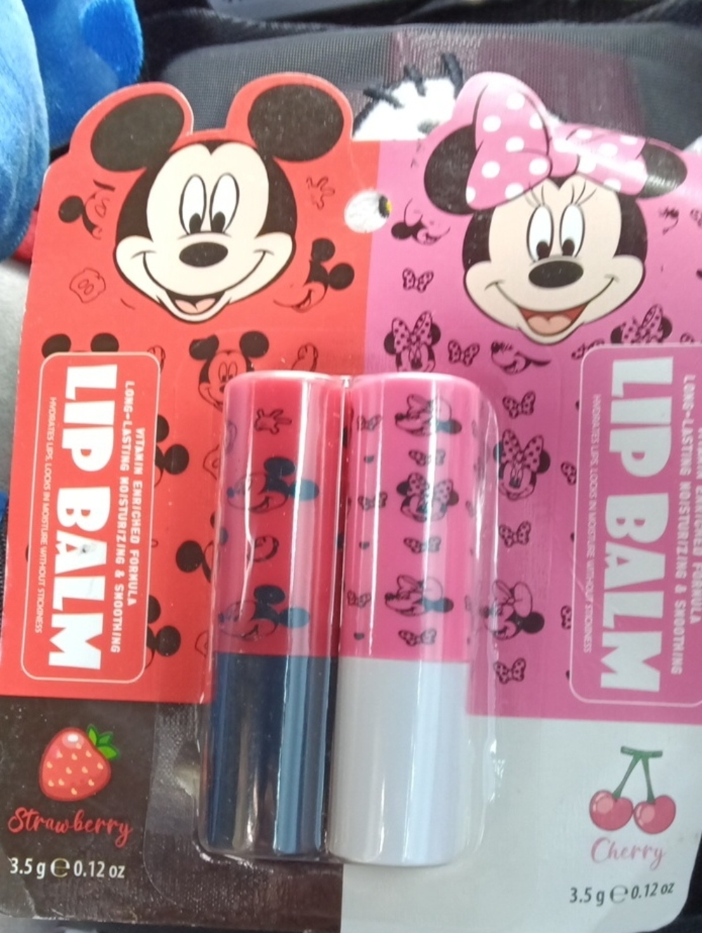 Lip Balm Mickey 😁- & Minnie 🥰